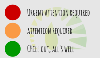 traffic light warning